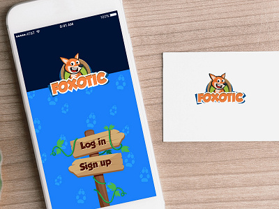 Foxotic character design game log in