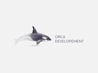 Logo for a company game logo orca