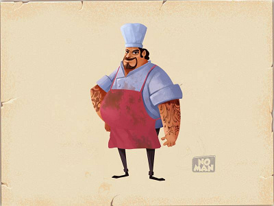Chef app illustration character design character design. mobile game game art game character hidden object game illustration spine animation