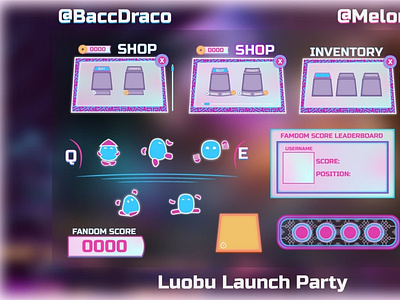 Roblox Luobu Launch Party UI
