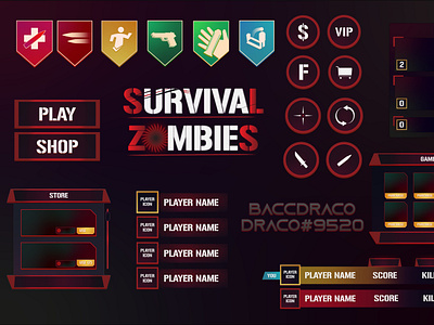 Survival Zombies User Interface