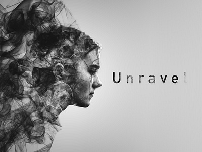 Unravel designer graphic graphic design graphicart graphicdesign smoke