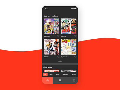 Manga app Dark Mode