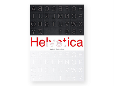 Helvetica font poster design font helvetica poster poster design simple