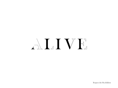 Mr.children ALIVE design japan japanese logodesign logodesigner logotype logotypes music title design typogaphy