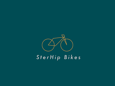 Daily logo challenge Day 24:Bicycle Shop bicycle branding dailylogochallenge dailylogodesign design logo logodesign logodesigns logotype