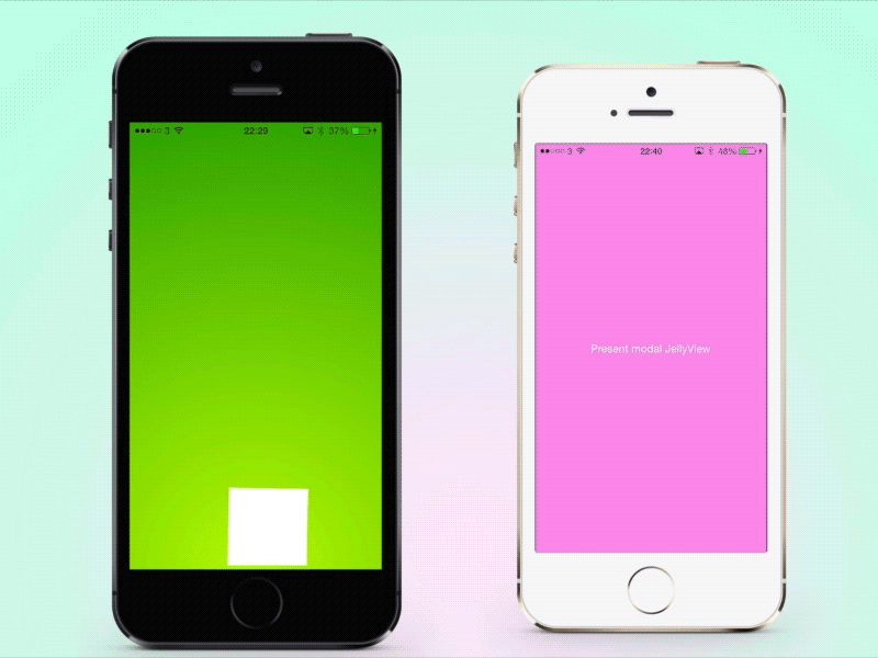 iOS Jelly View bouncy code ios jelly