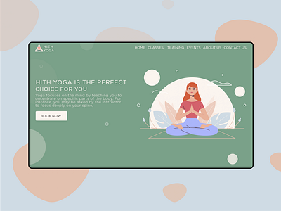 HITH YOGA Web UI Design