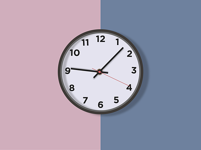 Clock design illustration