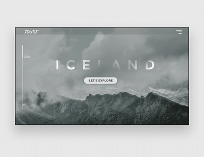 ICELAND TOUR design designer ui ux webdesign websitedesign