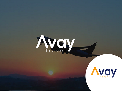 Avay Travel logo clean logo logo minimalist logo modern logo tour logo travel logo