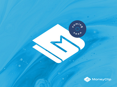 MoneyClip – Logomark app brand branding clip design graphic icon identity illustration logo logomark logotype money startup two color two colour