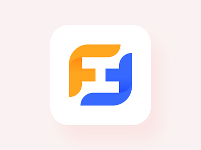 Lettermark Icon – FIF app brand design icon identity lettermark logo startup vector