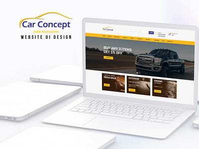 Car Concept Website UI/UX Design