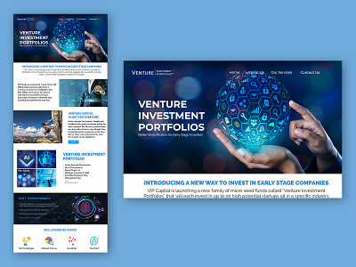 Venture Investment Portfolios | UI/UX