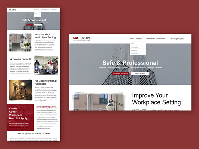 AACT-NOW | WEBSITE UI/UX