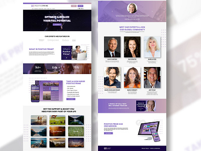 Positive Prime Website | UI/UX