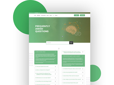 FAQ's Page | UI UX Design