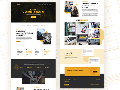 Digitive Marketing Agency | UI Design