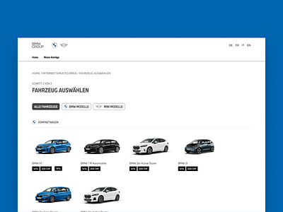 BMW - Portal app design ui ux