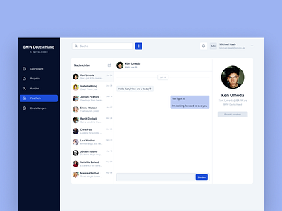 Software Messenger UI Design