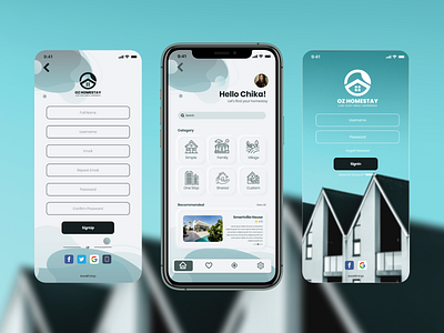 OZ Homestay | Home UI