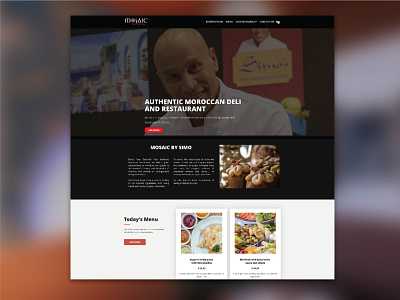 Profile & E-commerce Website for Mosaic by Simo branding logo ui webdesign