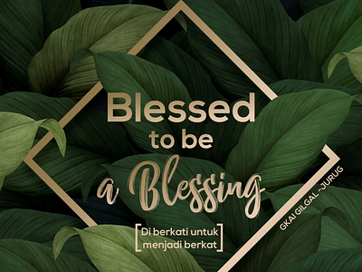 Blessed // Nature // Graphic Design banner design graphic design