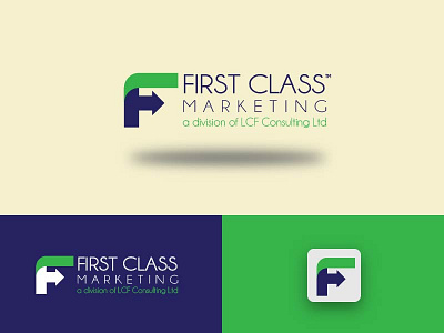 First Class // Logo Design branding logo