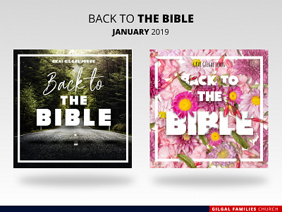 Back to The Bible // Graphic Design