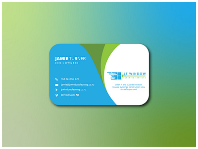 JT Window // Busness Card branding businesscard design graphicdesign