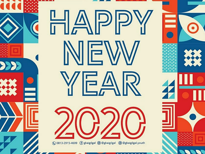 Happy New Year // Design design wallpaper branding