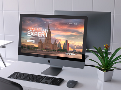 Real estate EXPERT landing page real estate uxui web design