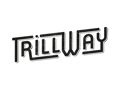 Trillway Productions branding calligraphy design graphic design logo logotype typography typography logo