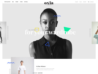 Fashion Store design fashion minimal slider store web design website woocommerce