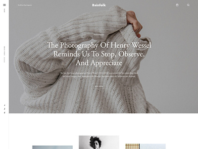 Reinfolk Magazine design magazine minimal web design website