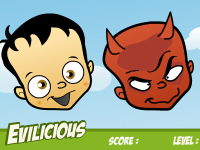 Evilicious character game illustration