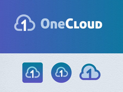 One cloud logo