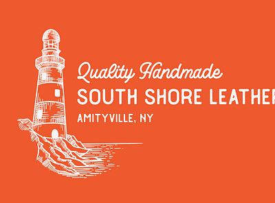 South Shore Leatherworks 2 branding design flat icon illustration illustrator lettering logo typography vector