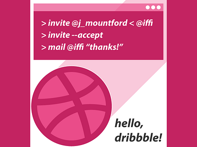 Hello, dribbble! first shot thanks