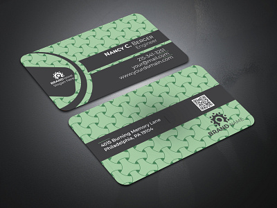 Creative Corporate Business Card brand branding business card business card design design