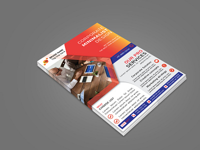 Corporate Flyer brand brand design brand identity branding brochure design design flyer flyer design flyers vector