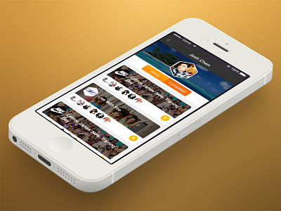 Profile Screen ios iosapp iphone iphone5 iphone5s phone photoshop preview profile psd screen