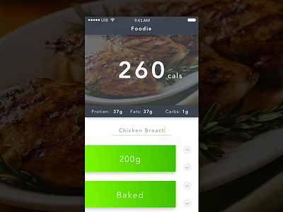 Day #004 - Food Calorie Calculator