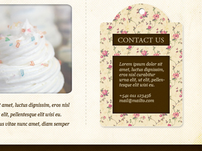 mmm.. cupcakes beige design femenine girly textures vintage web web design