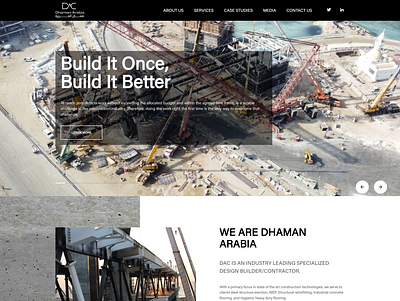 Dhaman Arabia design front end development html css photoshop responsive design ui web webdesign