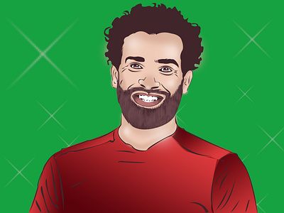 Mohamed Salah design front end development illustration photoshop