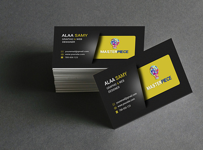 Business Card design front end development html css photoshop responsive design webdesign