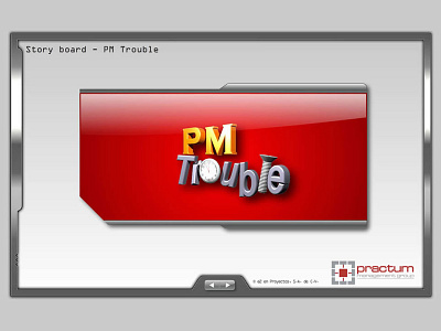 "PM Trouble" branding design interaction design interactive ui ux web