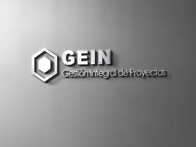 GEIN Logo en pared branding creative design id identity logo logo design office